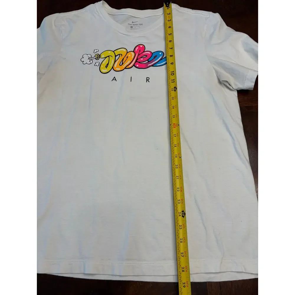 Nike L White Colorful Balloon Nike Air Graphic T-Shirt
